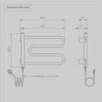 Toalheiro Térmico Articulado Compacto Branco Seccare