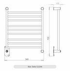 Toalheiro Térmico Belle Clean Inox Aquece