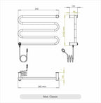 Toalheiro Térmico Classic Inox Aquece