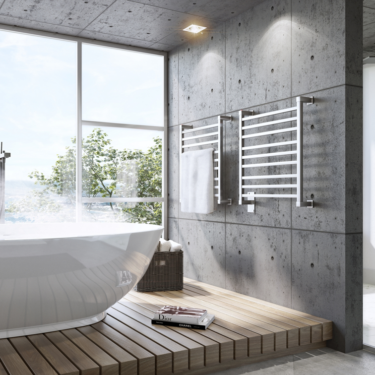 Toalheiro Térmico Luxo Clean Branco Aquece