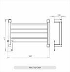 Toalheiro Térmico Top Clean Branco Aquece