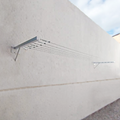 Varal Artesanal de Muro Fixo Branco